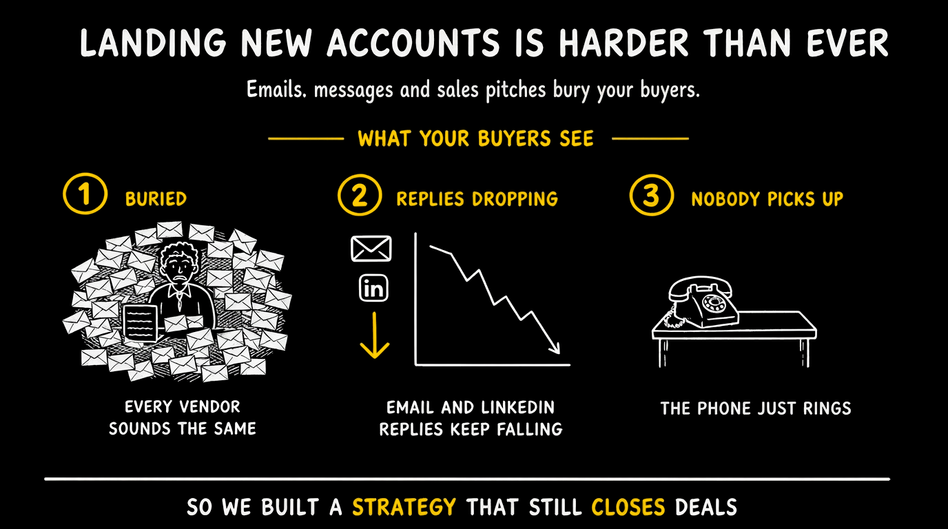 The problem: landing new accounts is harder than ever